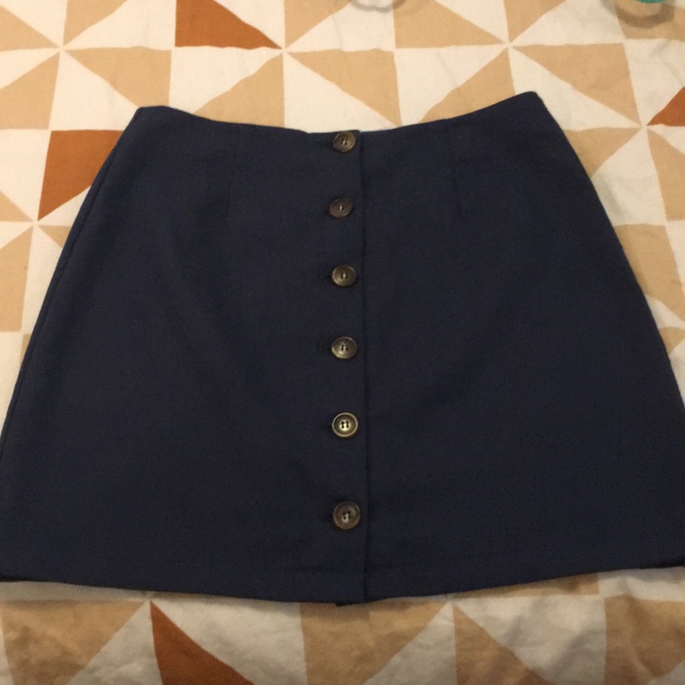 Button down skirt